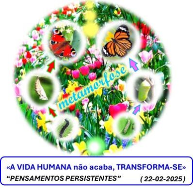 «A VIDA HUMANA não acaba, TRANSFORMA-SE»